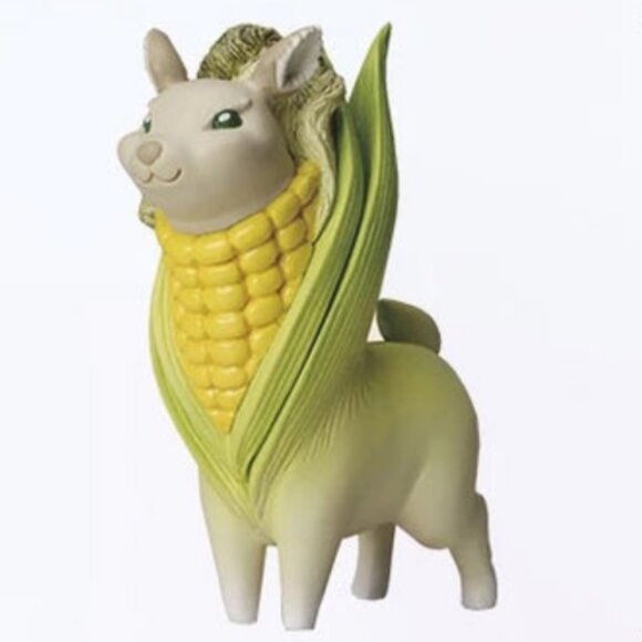 Statso Vegetable Fairy Gachapon Llama Corn Mini Figurine - Picture 1 of 7